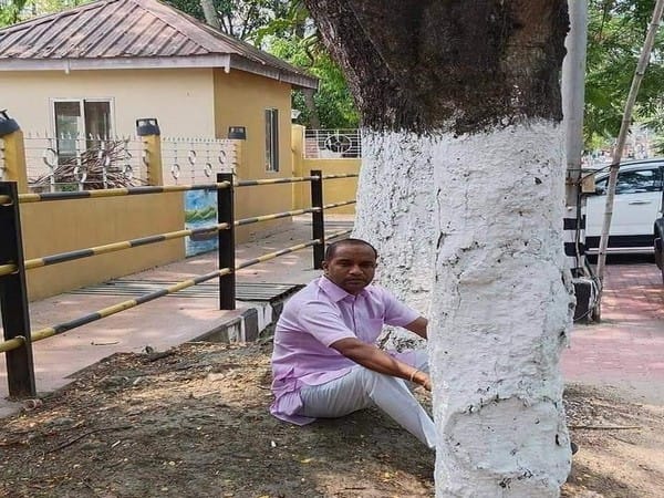 Assam: Congress MLA stages protest over electricity bill, sits under tree near Speaker's residence 