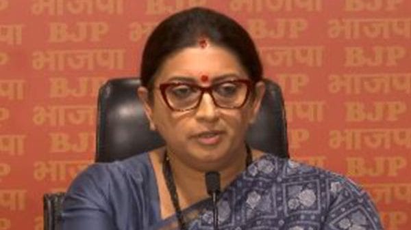 Union Minister Smriti Irani (Photo/ANI)