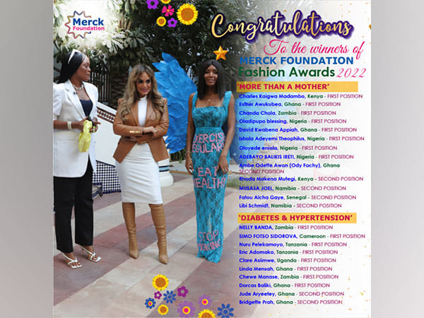 Merck Foundation CEO in Partnership with African First Ladies Announce Winners of Their FASHION Awards 2022