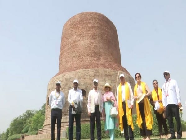 EAM Jaishankar and G20 delegates visit Holy site of Sarnath
