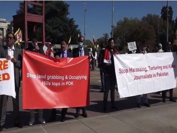 United Kashmir People's National Party holds demonstrations in Geneva against land grabbing in Pakistan-occupied Kashmir, Gilgit Baltistan
