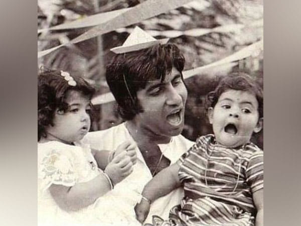Amitabh Bachchan shares childhood picture of Twinkle Khanna with Shweta Bachchan