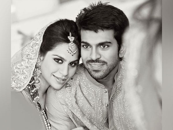 Wedding photo shows Upasana Kamineni resting head on Ram Charan's head