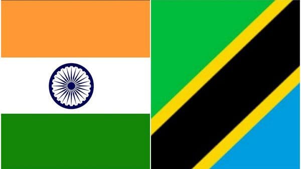 India and Tanzania flags | Representational Image