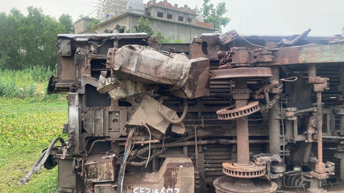 A train carriage at the site | Vandana Menon | ThePrint 