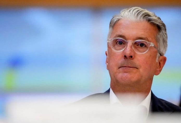 Rupert Stadler, former CEO of German car manufacturer Audi, sits in a regional court room and waits for the verdict in Munich, Germany, on 27 June 2023 | Matthias Schrader/Pool via Reuters
