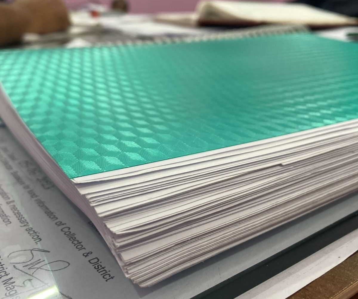 Spiral-bound tome containing details of deceased | Vandana Menon | ThePrint