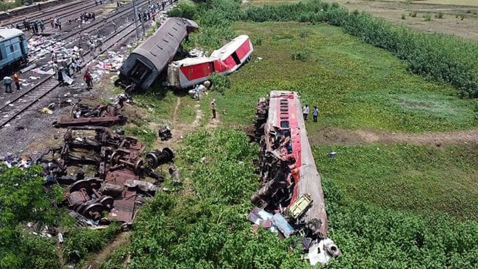 Restoration work underway at the site of the Balasore railway accident | representational image | ANI