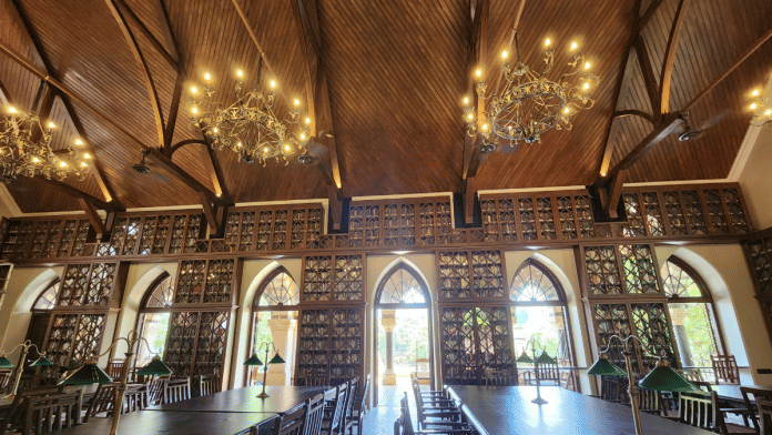 The reading hall at The David Sassoon library | Purva Chitnis/ThePrint