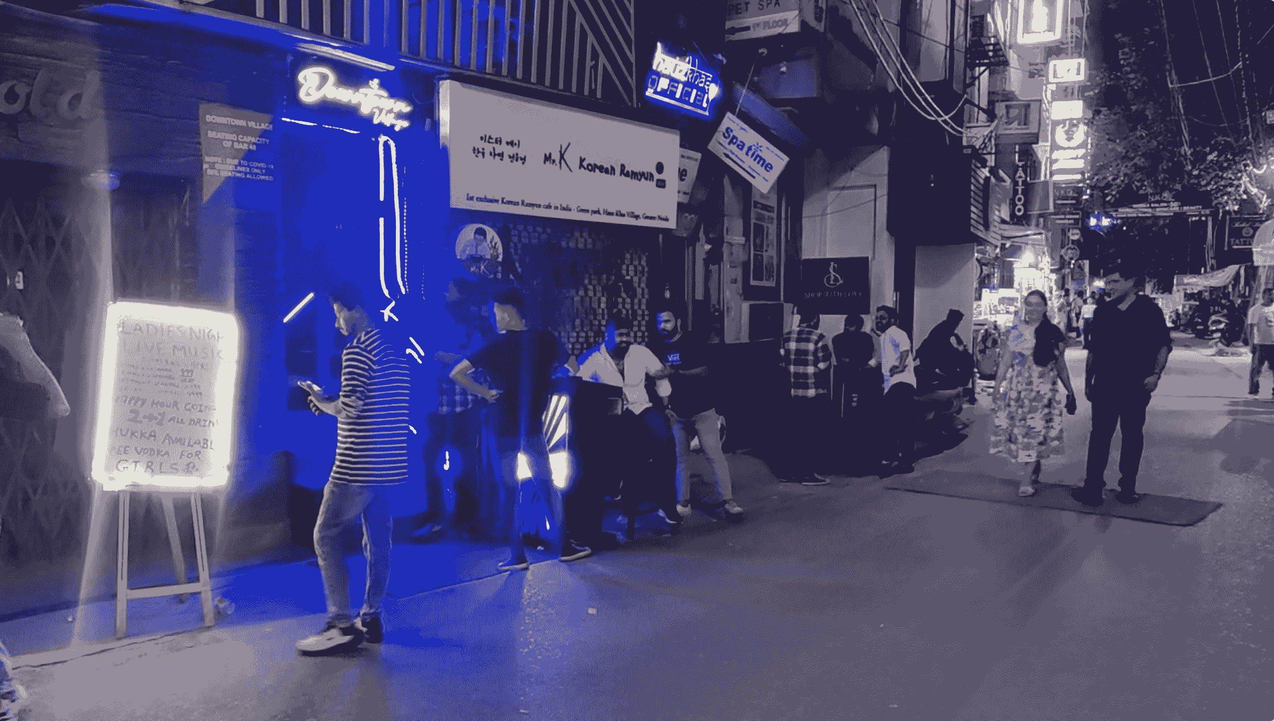  A view of dwindling crowds at Hauz Khas | Muneef Khan | ThePrint 