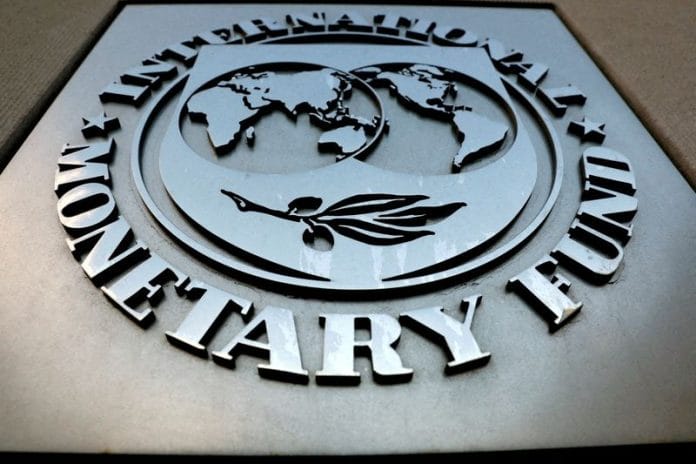 The IMF logo in Washington | Reuters