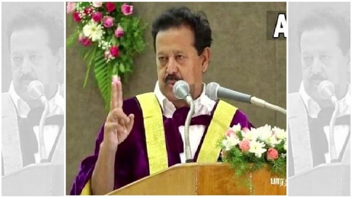 Tamil Nadu Higher Education Minister Dr K Ponmudy | Photo: ANI