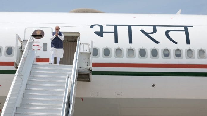 PM Narendra Modi upon his arrival in New York, Tuesday | ANI