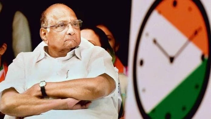 NCP chief Sharad Pawar | Photo: PTI