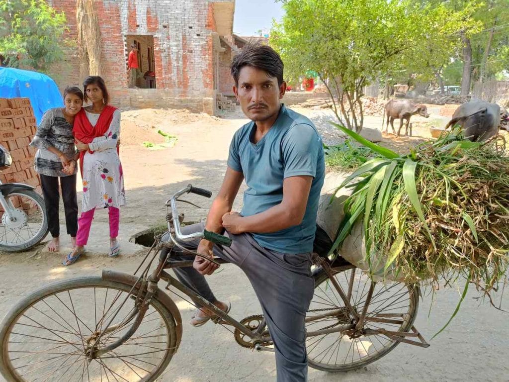 Srinath Yadav, a resident of Dhannipur village