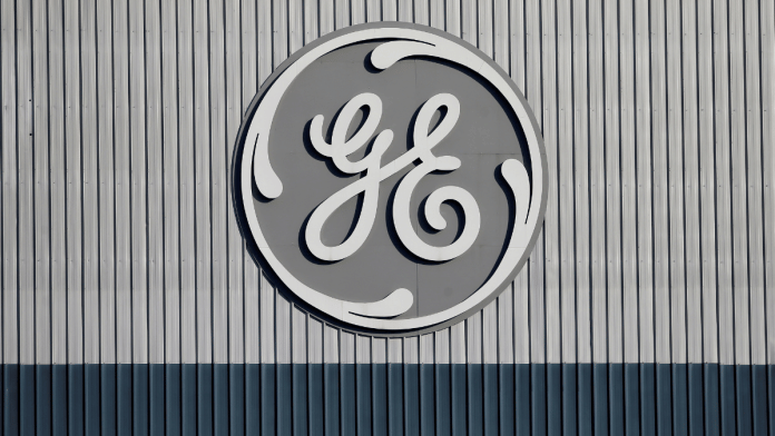 The logo of US conglomerate General Electric is pictured at the site of the company's energy branch in Belfort, France | Reuters/Vincent Kessler