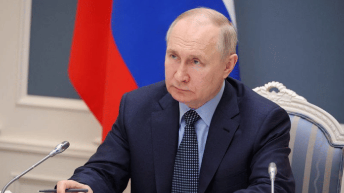 Russian President Vladimir Putin chairs a video conference meeting to discuss agricultural issues | REUTERS