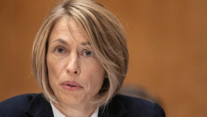 Vanessa Pappas, Chief Operating Officer at TikTok, testifies during a hearing before the U.S. Senate Homeland Security and Governmental Affairs Committee on Capitol Hill, in Washington on 14 September, 2022/Reuters