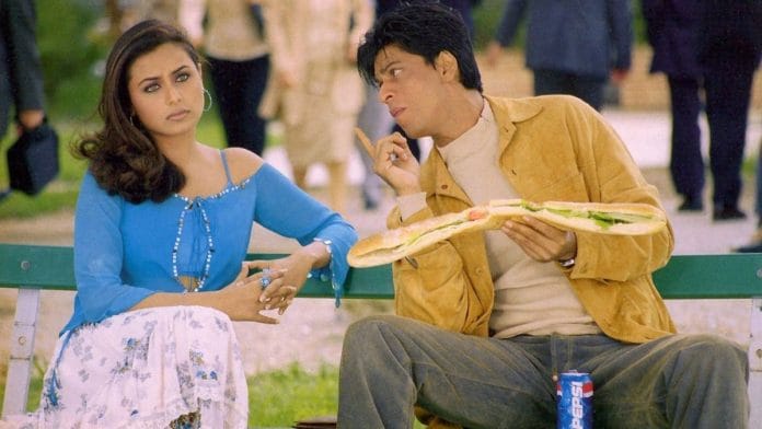 Shah Rukh Khan, Rani Mukherjee in Chalte Chalte | Nada Abdelrehim