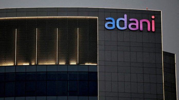 The logo of the Adani group | Reuters/Amit Dave/File Photo