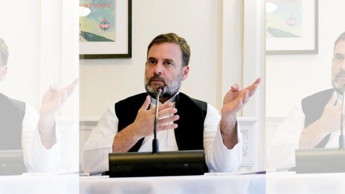 File photo of Rahul Gandhi in US | ANI
