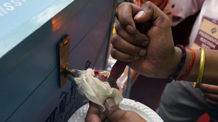 A ballot box being sealed after the voting | ANI