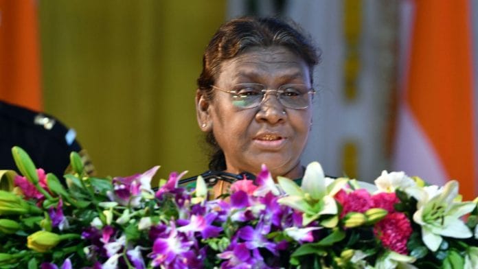 File photo of President Draupadi Murmu | ANI