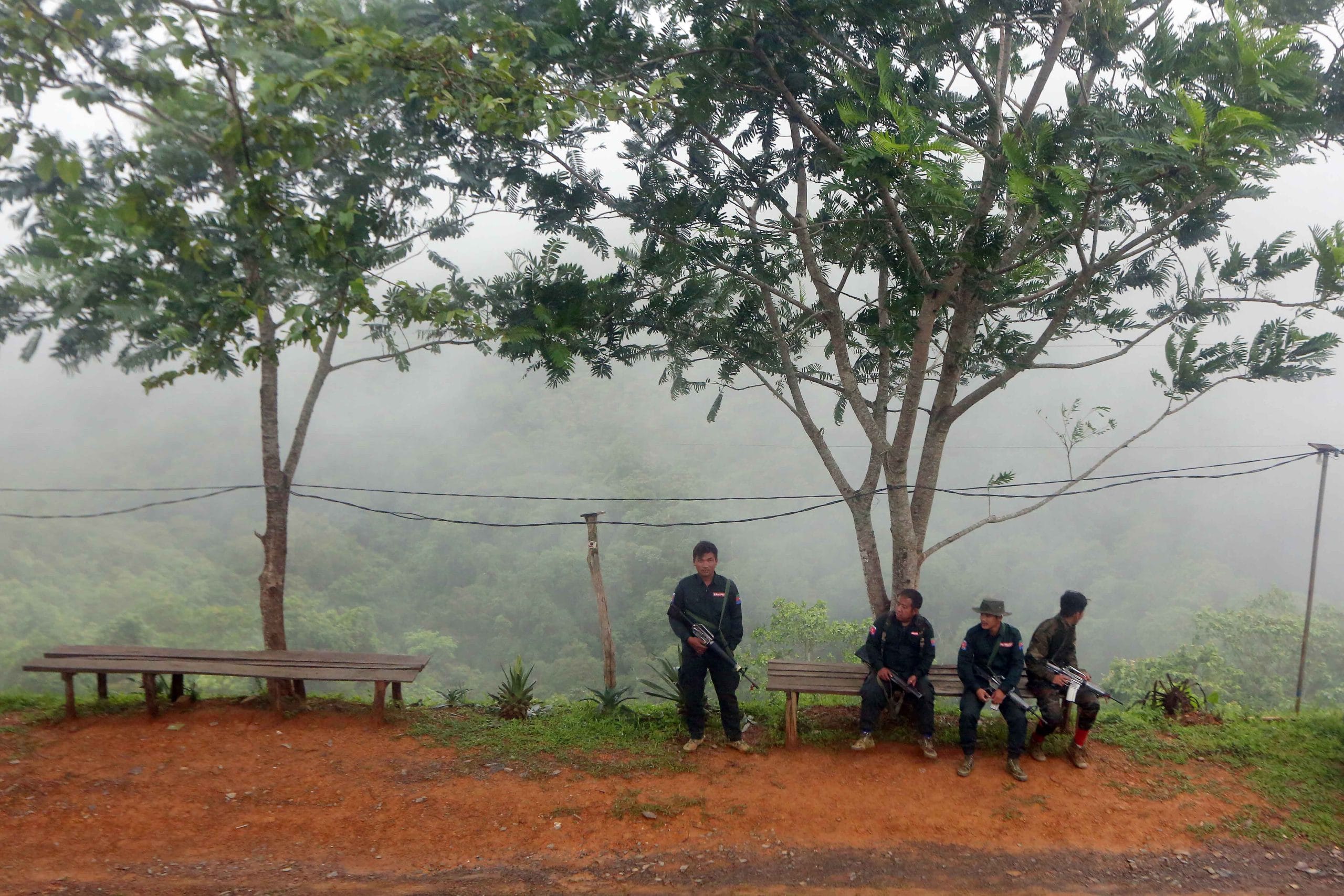 Armed carders of Kuki insurgents in SoO Camp at Chellep, Manipur | Praveen Jain | ThePrint