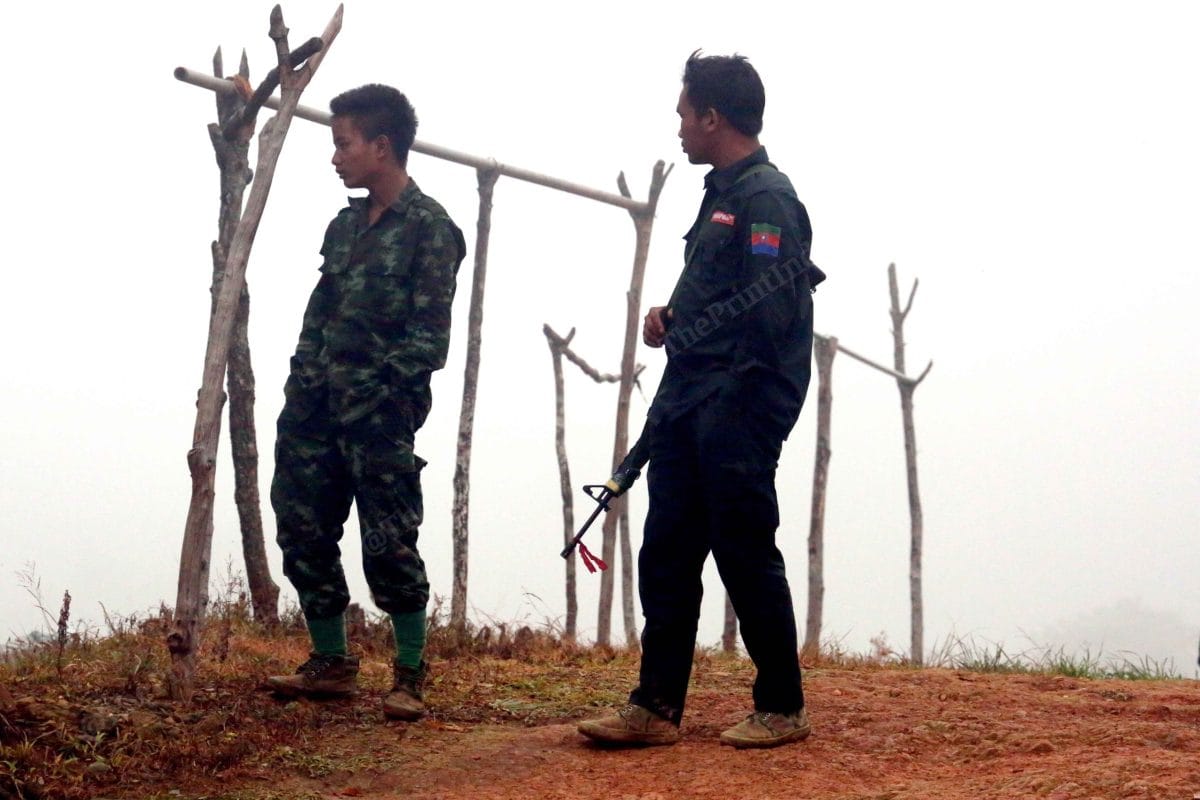 SoO members patrol their camp in Chellep | Praveen Jain | ThePrint