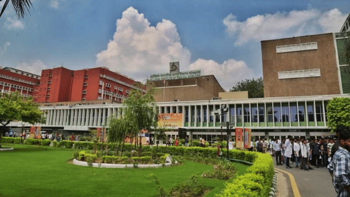 In June, AIIMS Delhi was declared the number one medical college by the government’s National Institutional Ranking Framework | Suraj Singh Bisht | File photo | ThePrint
