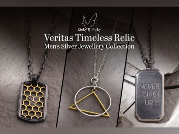 Kicky & Perky launches Exclusive Veritas Timeless Relic Collection: Unveiling Stunning Silver Jewelry for Men in India