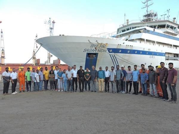 Scientists from Bangladesh, Mauritius embark on board research vessel 'Sagar Nidhi' for joint ocean expedition