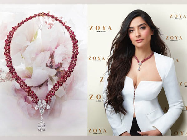 Luxury Diamond Atelier Zoya, from the House of Tata, Welcomes Sonam Kapoor as Brand Ambassador