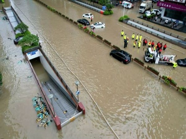 Residents evacuated as flash flood hits China's Fangshan district