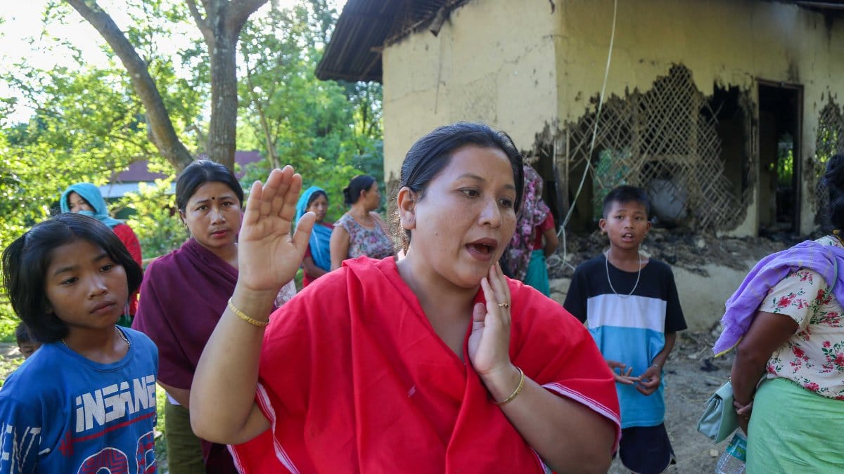 Apunba Nupu Lup advisor Matouleibi Chanu in Pechi village. Suraj Singh Bisht | ThePrint
