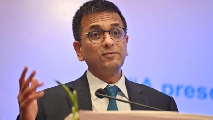 File photo of CJI D.Y. Chandrachud | ANI