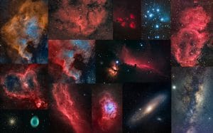 A collage of 'deep sky' pictures | Photo credit: Shivam Bansal