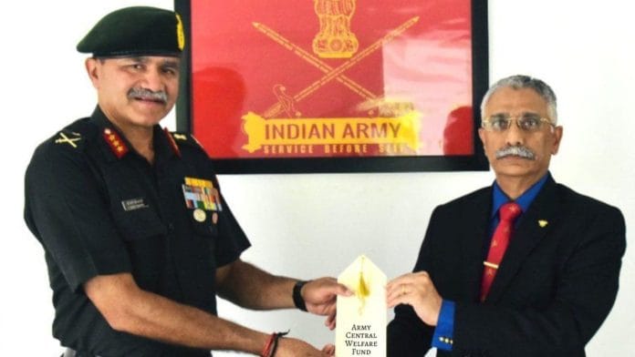 General M.M. Naravane with Lt Gen C Bansi Ponnappa | Twitter/@ManojNaravane