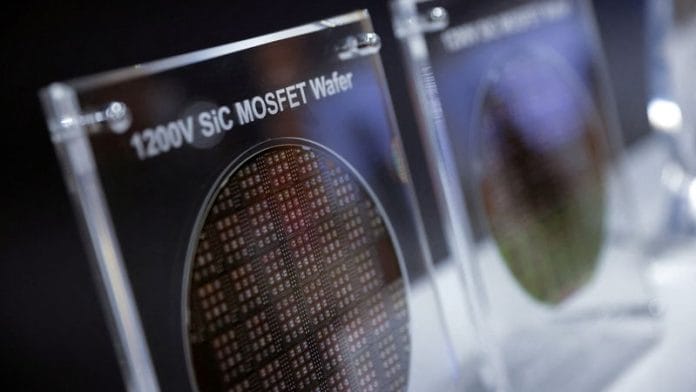 A wafer on display as Taiwan's Foxconn holds its annual shareholder meeting in New Taipei City, Taiwan | File Photo: Reuters