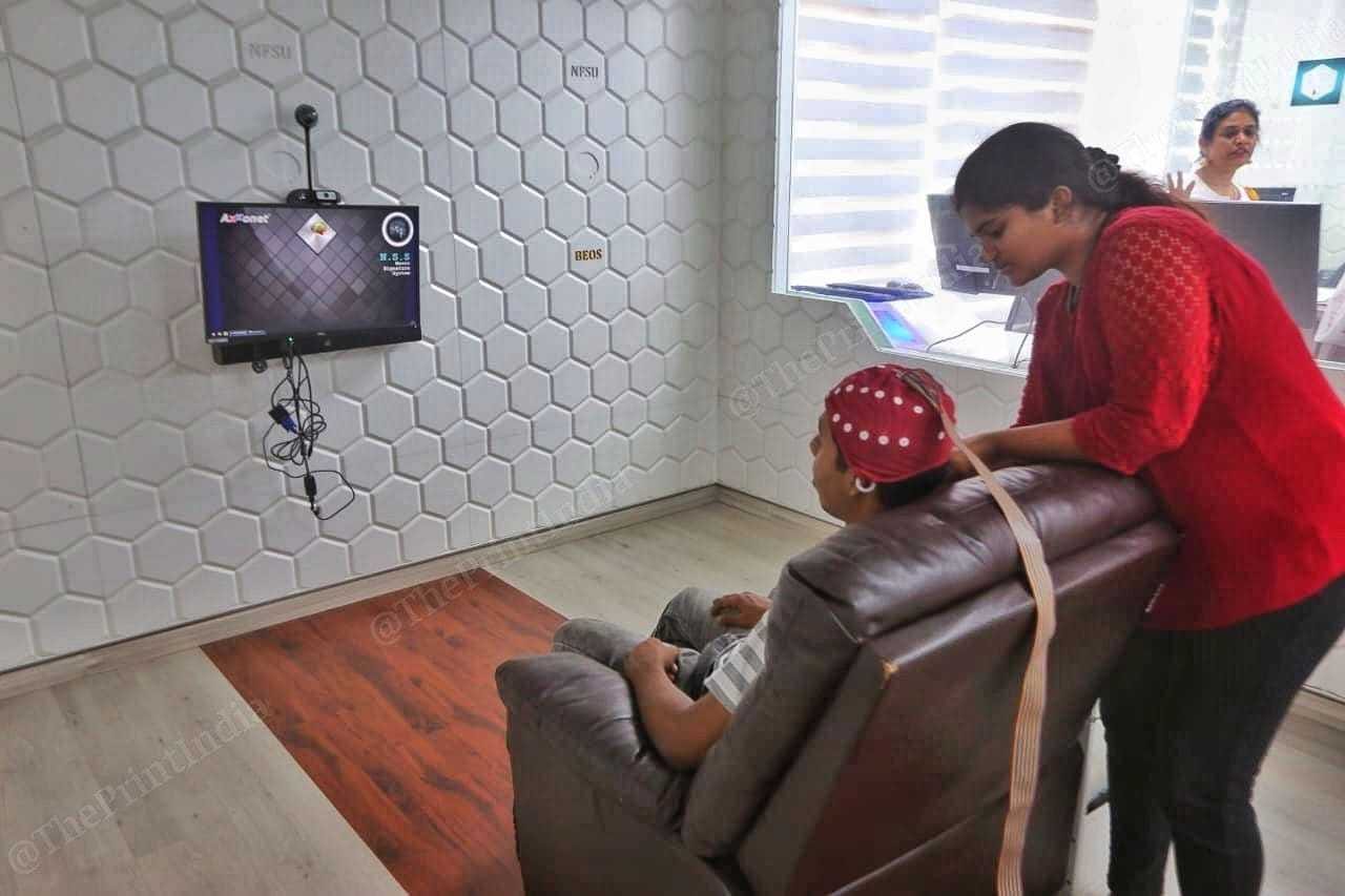 The Brain Electrical Oscillation Signature Profiling (BEOS) test underway | Praveen Jain | ThePrint