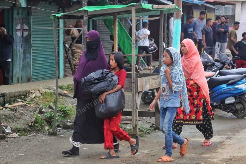 A view of Kwakta Bazar in Manipur | Praveen Jain | ThePrint