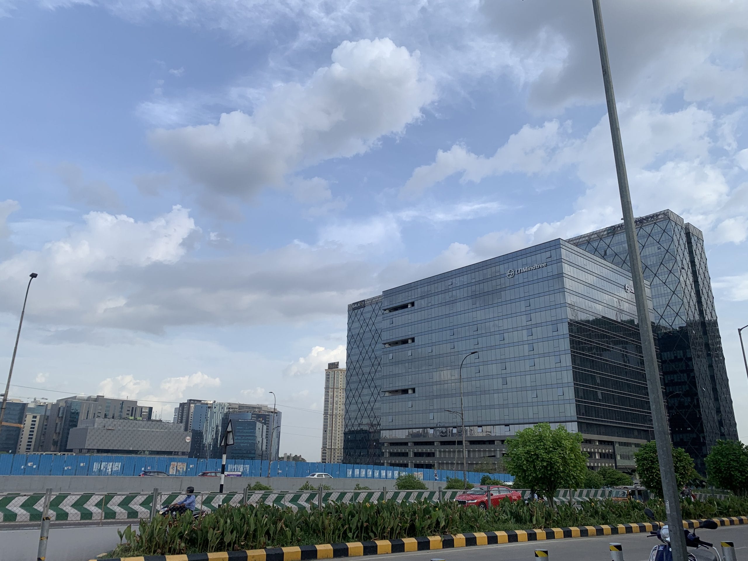An office building in Hyderabad’s Gachi Bowli | Credit: Antara Baruah, ThePrint