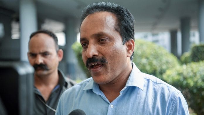 Indian Space Research Organisation (ISRO) chairman S. Somanath | ANI photo