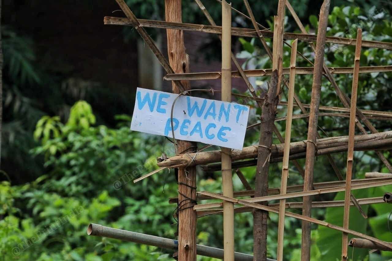 Board outside Kwatha village | Praveen Jain | ThePrint