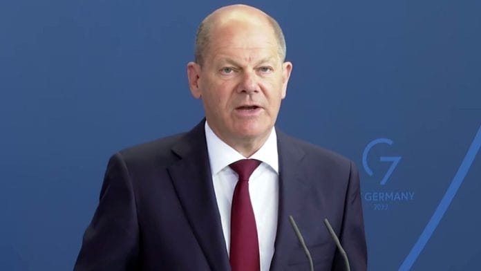 File photo of German Chancellor Olaf Scholz | Photo: ANI