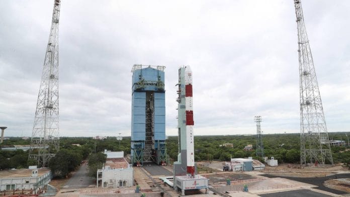 Launch rehearsal for PSLV in Sriharikota | Photo: Twitter/@isro