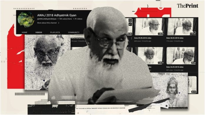 Virendra Dev Dixit's YouTube channel has remained active | Graphic by Soham Sen, ThePrint