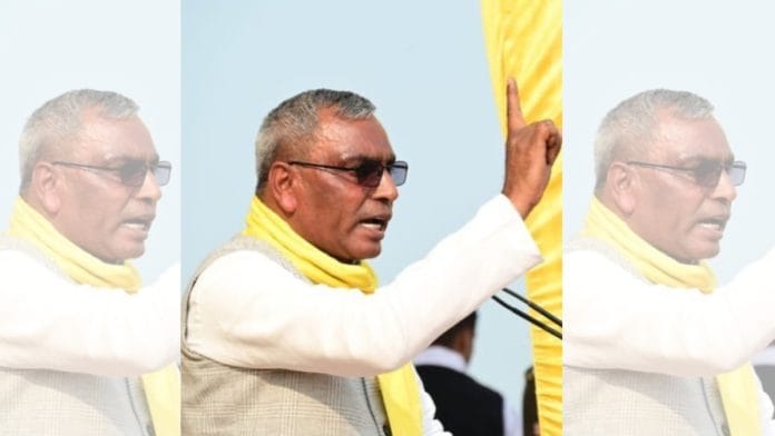 File photo of SBSP chief Om Prakash Rajbhar | Twitter: @oprajbhar