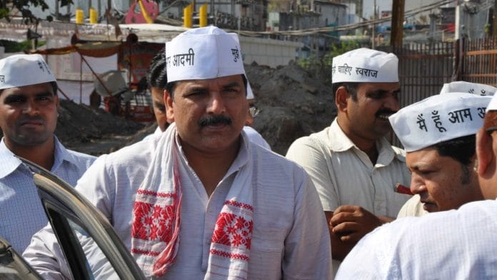 File photo of AAP MP Sanjay Singh | Image via Commons