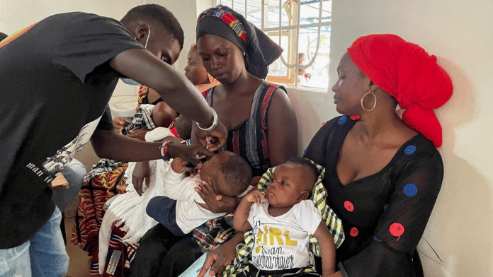 A health worker administers a polio vaccine at Bundung Maternal and Child Health Hospital in Bundung, Gambia | Reuters file photo